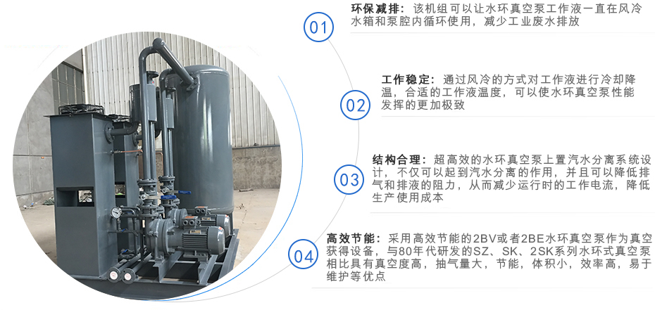 FY系列風冷式水環真空泵機組